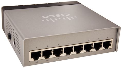 Cisco SG200-08P 8-port (4 Reg + 4 PoE) Gigabit PoE Smart Switch ...