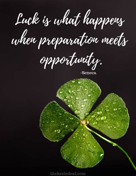 Luck is what happens when preparation meets opportunity. #quote #luck # ...