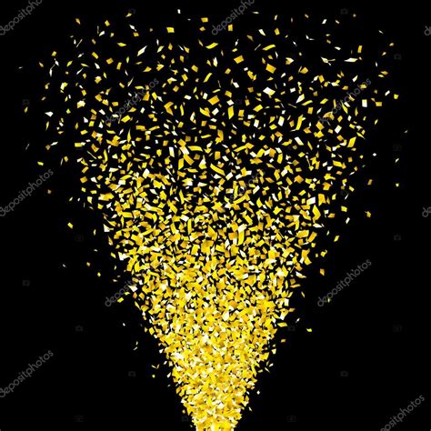 Gold confetti background — Stock Vector © Alhovik #78418754