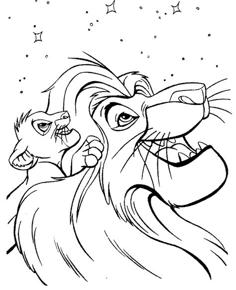 Lion King Mufasa Coloring Pages