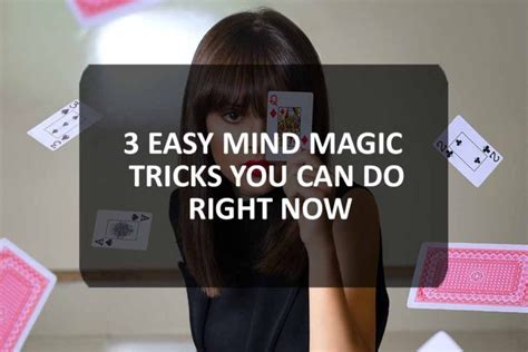 3 Easy Mind Magic Tricks You Can Do Right Now - Magic Mentalism