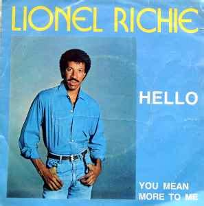 Lionel Richie – Hello – Vinyl (7", Single, 45 RPM), 1984 [r1120259 ...