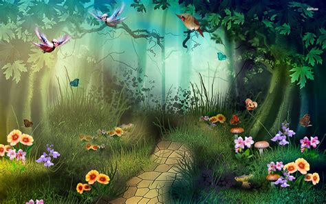 Woodland Animal Wallpaper - WallpaperSafari