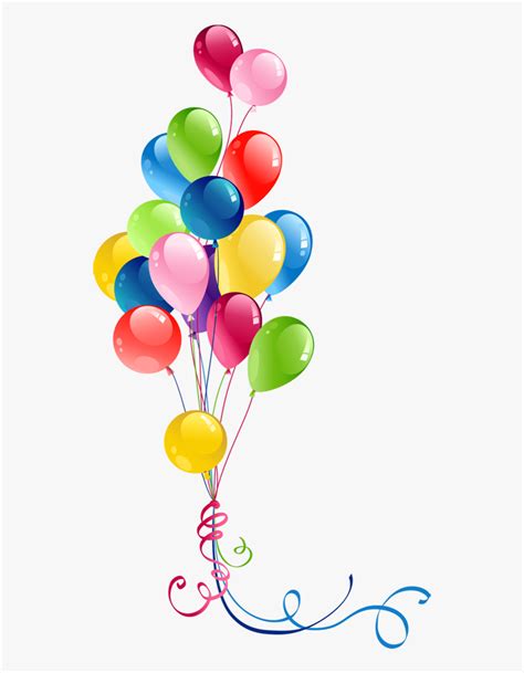 Birthday Balloons Clipart: Free Download and Print | Clipart Library