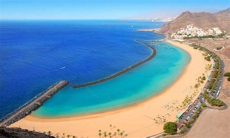 Beaches near Santa Cruz De Tenerife (Spain)