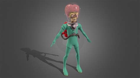 Ack! Ack! Alien from Mars Attacks! - 3D model by Jacob Monger ...