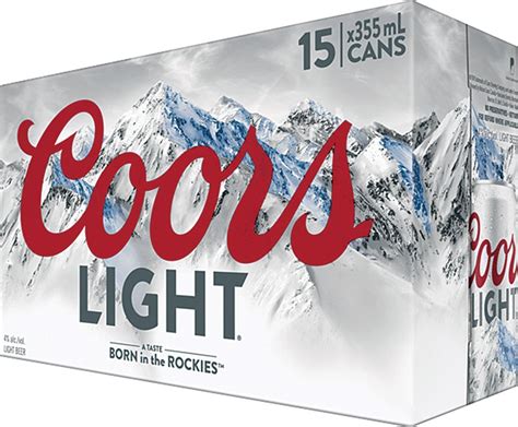 Buy Online - Coors Light Beer Can 15-Pack | Realcanadianliquorstore.ca