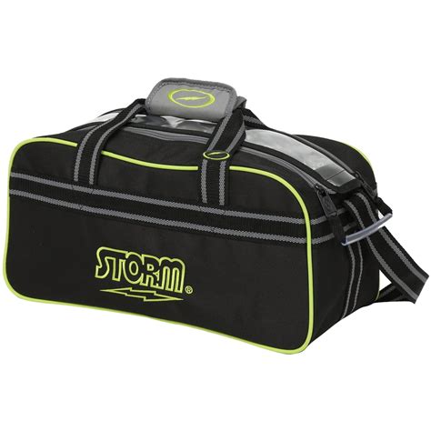 Storm 2 Ball Tote Bowling Bag (Black/Grey/Lime) - Walmart.com