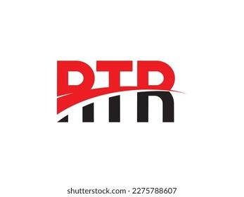 Rtr Letter Initial Logo Design Vector Stock Vector (Royalty Free ...