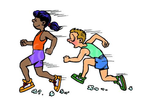 Clipart running race - Clip Art Library