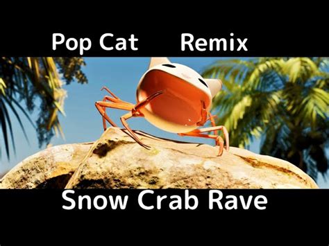 [Pop Cat Meme Remix 2021] Snow Crab Rave remix | Pop cat 3d music ...