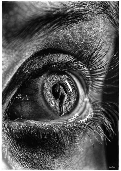 "Pupil" by Jono Dry (Pencil, 2017) : Art