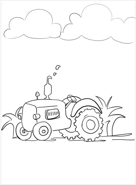 Little Tractor coloring page - Download, Print or Color Online for Free