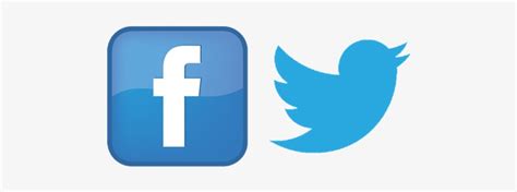 Facebook And Twitter Png Logo