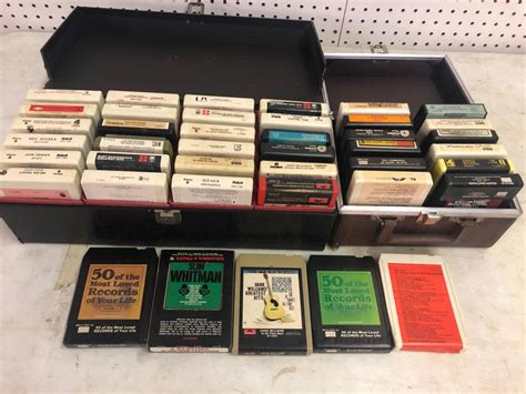 Lot - Collection of Eight Track Cassettes