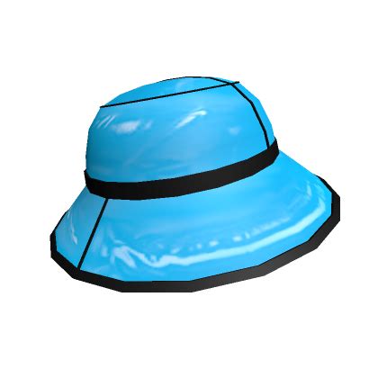 Blue Trendy Vinyl Hat | Roblox Item - Rolimon's