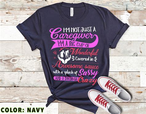 Funny Caregiver T-shirt I'm Not Just a Caregiver I'm - Etsy