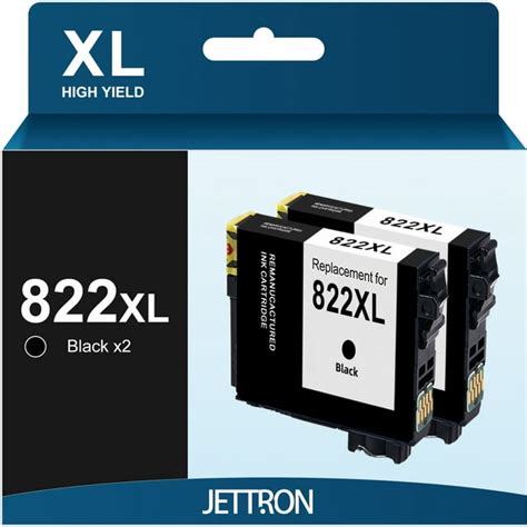 822XL Black Ink Cartridge for Epson 822 822XL T822 Black Ink cartridge ...