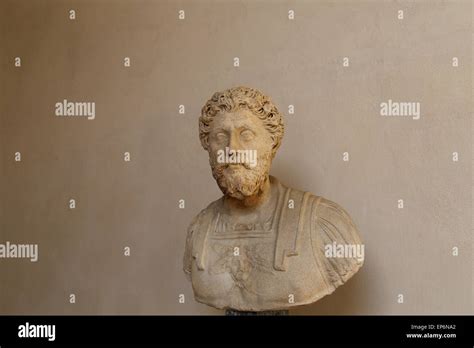 Marcus Aurelius (121-180 AD). Roman Emperor. Last of th Five Good ...