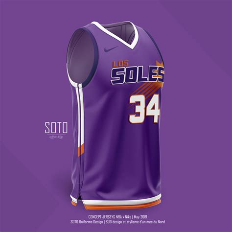 Phoenix SUNS Nike NBA jersey by SOTO Uniforms Design :: Behance