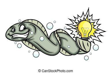 Electric eel cartoon Stock Photos and Images. 34 Electric eel cartoon ...