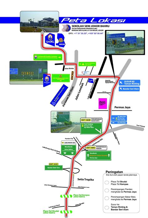 Peta Lokasi Bangunan Baru Sekolah Seni Johor Bahru - Sekolah Seni ...