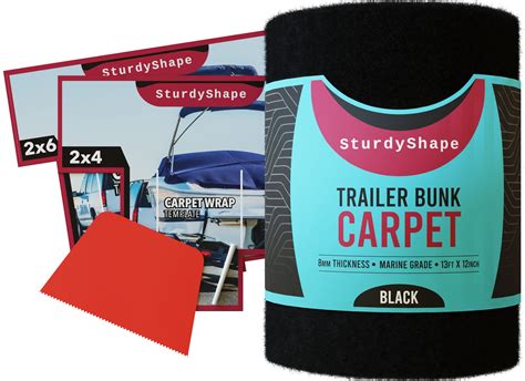 Buy Premium Boat Trailer bunk Carpet Kit -The Marine Carpet is ...