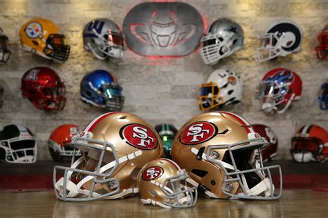 San Francisco 49ers Riddell Speed Authentic Helmet – Green Gridiron, Inc.