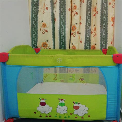 Baby court with mattress, Babies & Kids, Baby Nursery & Kids Furniture ...