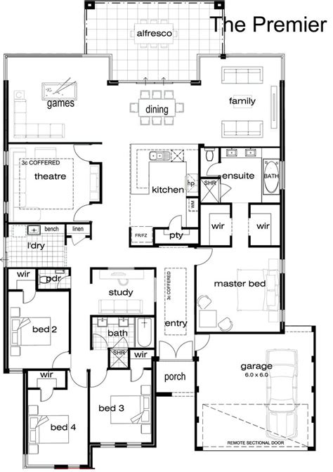 floor plan: 5 bedroom single story house plans bedroom at real ...