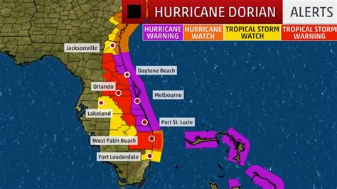 Map Florida Hurricane Dorian - Share Map