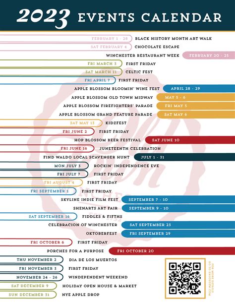 2023 Special Events Calendar Announced! | Old Town Winchester