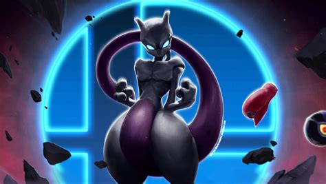 Mewtwo Pokemon graphic wallpaper HD wallpaper | Wallpaper Flare