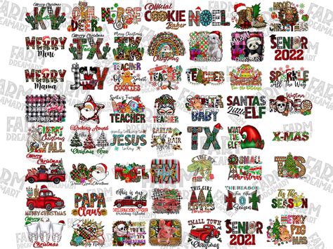 Christmas Bundle Png Christmas PNG Bundle PNG Merry - Etsy