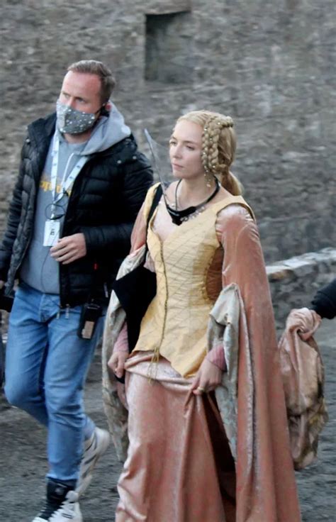 Jodie Comer and Matt Damon seen in Middle Ages costumes as they resume ...