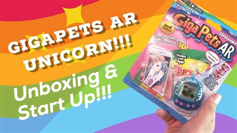 Giga Pets AR!!! - Unicorn!!! - Unboxing & Start Up!!! - YouTube