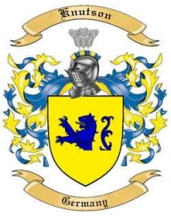 Knutson Family Crest from Germany by The Tree Maker