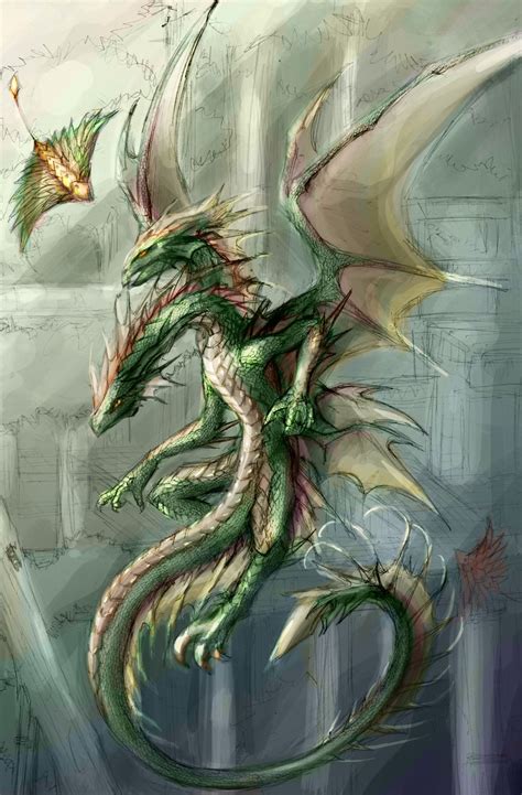 Ilustraciones de dragones. | Dragon drawing, Dragon artwork, Dragon ...