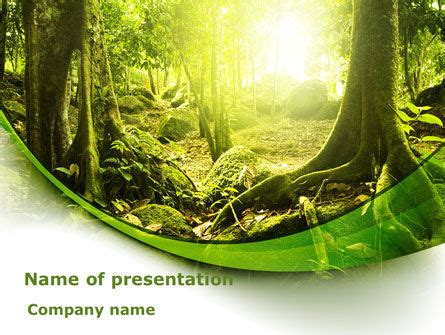 Jungle Forest PowerPoint Template, Backgrounds | 09472 ...