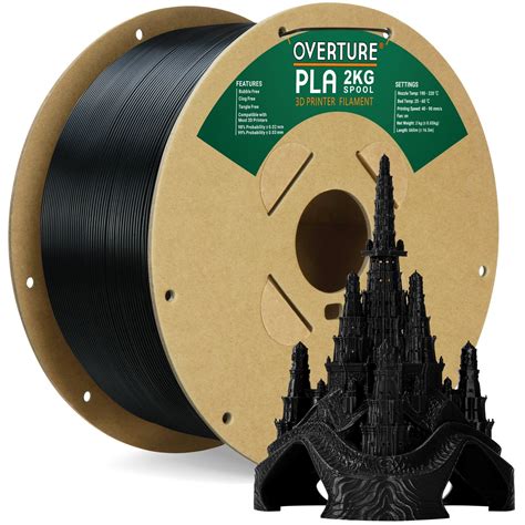 Overture PLA 3D Printer Filament 1.75mm-2KG – Overture 3D