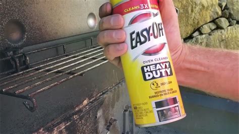 Cleaning WEBER Grill with Easy Off and Pressure Washer - YouTube