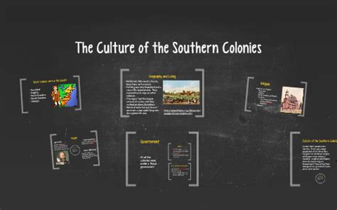 Southern Colonies Culture