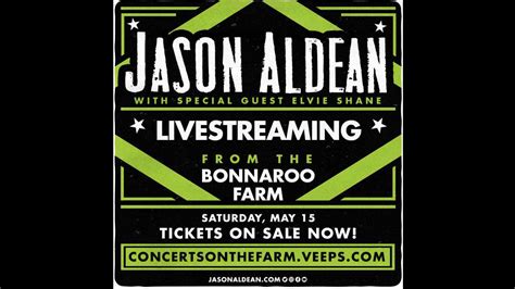 Jason Aldean Reveals Support For Livestream Concerts