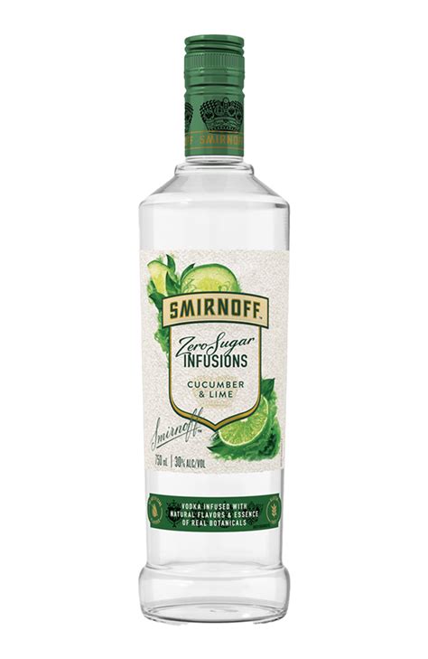 Smirnoff Zero Sugar Infusions Cucumber & Lime Delivery in South Boston ...