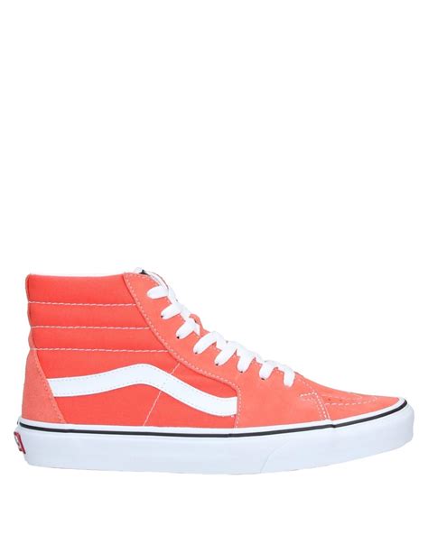 Vans High-tops & Sneakers in Orange for Men - Lyst