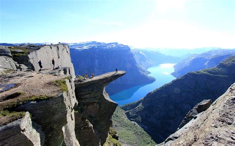 Nature: Trolltunga, Odda, Norway, desktop wallpaper nr. 62101 by visionFez