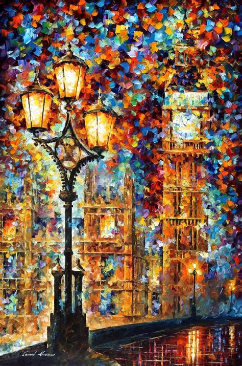 LONDON'S DREAMS - PALETTE KNIFE Oil Painting On Canvas By Leonid ...