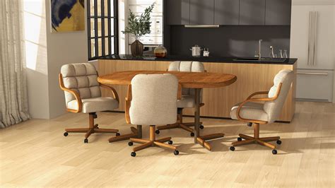 CHROMCRAFT DINING COLLECTION 117/ 946 CASTER CHAIR | Dinettes Unlimited