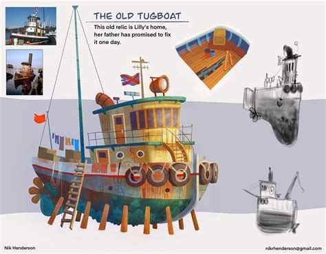 The Old Tugboat on Behance