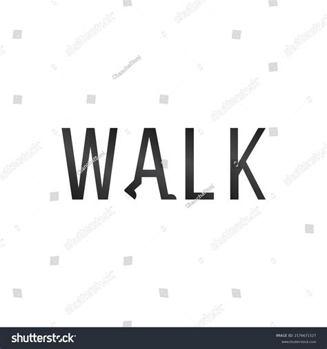 Initial Walk Logo Design Vector Stock Vector (Royalty Free) 2176671527 ...